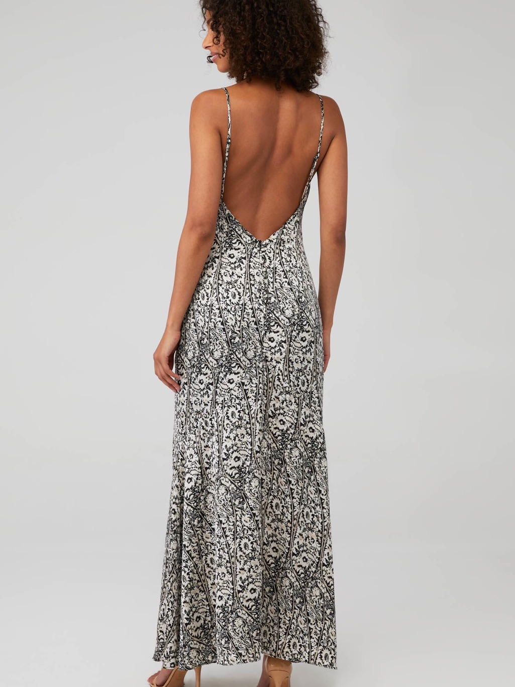 Elliatt Black And White Floral Maxi Dress